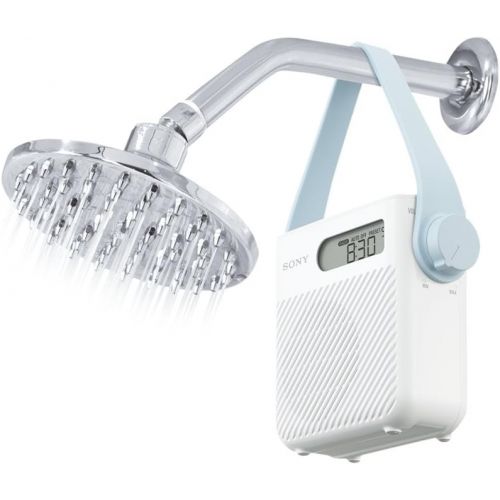 소니 Sony ICF-S80 Splash Proof Shower Radio with Speaker: Electronics