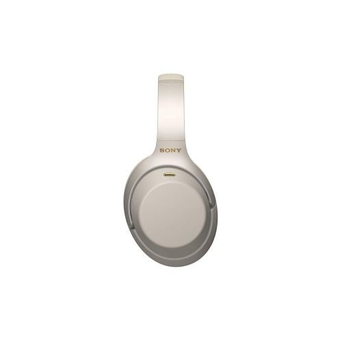 소니 Sony Noise Cancelling Headphones WH1000XM3: Wireless Bluetooth Over the Ear Headphones with Mic and Alexa voice control - Industry Leading Active Noise Cancellation - Silver