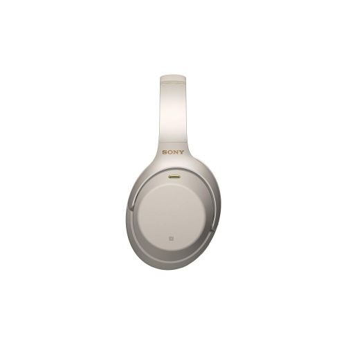 소니 Sony Noise Cancelling Headphones WH1000XM3: Wireless Bluetooth Over the Ear Headphones with Mic and Alexa voice control - Industry Leading Active Noise Cancellation - Silver