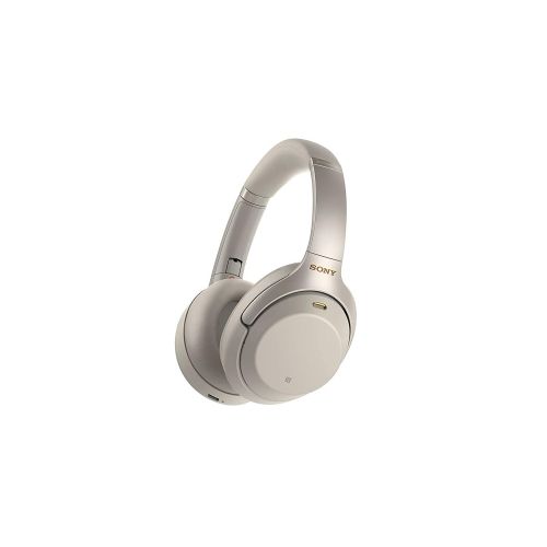 소니 Sony Noise Cancelling Headphones WH1000XM3: Wireless Bluetooth Over the Ear Headphones with Mic and Alexa voice control - Industry Leading Active Noise Cancellation - Silver