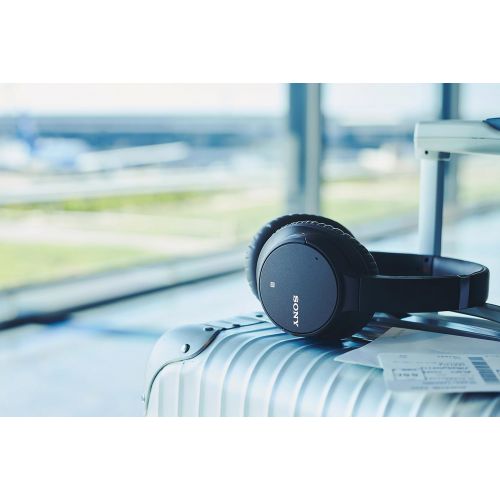 소니 Sony WH-CH700N Wireless Bluetooth Noise Canceling Over the Ear Headphones with Alexa Voice Control  Black