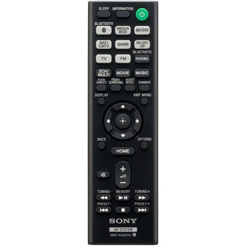 소니 Sony STRDH590 5.2 Channel Surround Sound Home Theater Receiver: 4K HDR AV Receiver with Bluetooth,Black