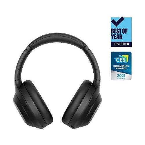 소니 Sony WH-1000XM4 Wireless Industry Leading Noise Canceling Overhead Headphones with Mic for Phone-Call and Alexa Voice Control, Black