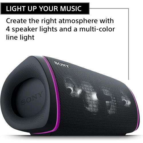 소니 Sony SRS-XB43 EXTRA BASS Wireless Portable Speaker IP67 Waterproof BLUETOOTH 24 Hour Battery and Built In Mic for Phone Calls, Black