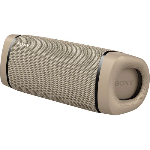 소니 Sony SRS-XB33 EXTRA BASS Wireless Portable Speaker IP67 Waterproof BLUETOOTH and Built In Mic for Phone Calls, Taupe