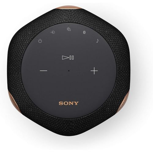소니 Sony SRS-RA3000 360 Reality Audio Wi-Fi / Bluetooth Wireless Speaker, Works with Alexa and Google Assistant, Black