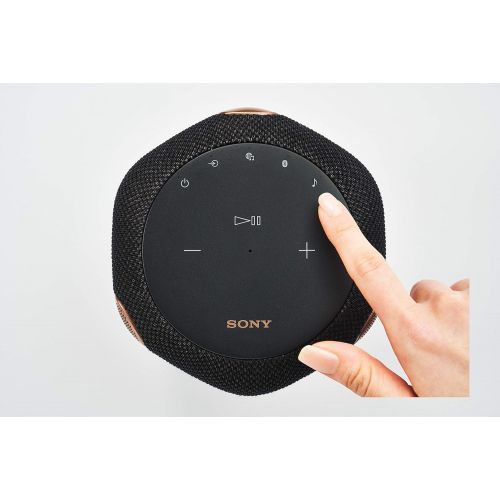 소니 Sony SRS-RA3000 360 Reality Audio Wi-Fi / Bluetooth Wireless Speaker, Works with Alexa and Google Assistant, Black