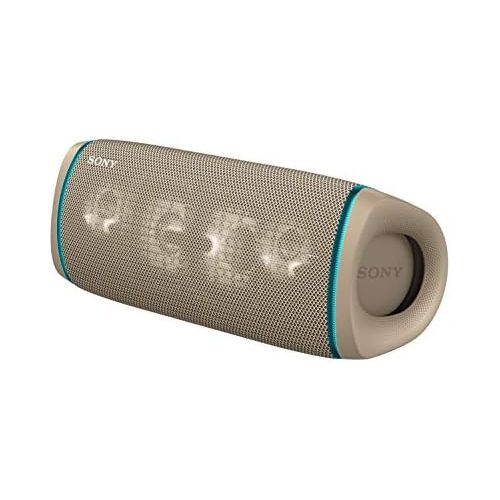 소니 Sony SRS-XB43 EXTRA BASS Wireless Portable Speaker IP67 Waterproof BLUETOOTH 24 Hour Battery and Built In Mic for Phone Calls, Taupe