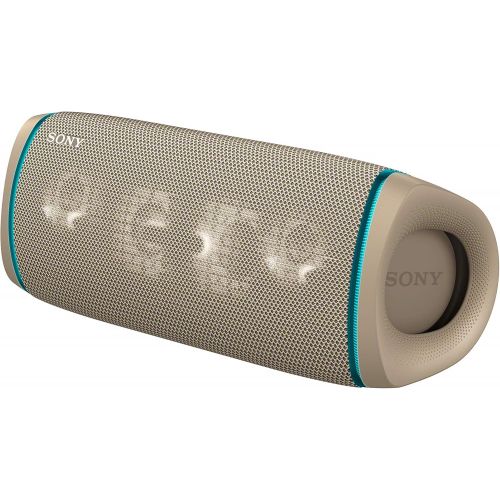 소니 Sony SRS-XB43 EXTRA BASS Wireless Portable Speaker IP67 Waterproof BLUETOOTH 24 Hour Battery and Built In Mic for Phone Calls, Taupe