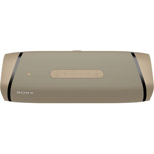 소니 Sony SRS-XB43 EXTRA BASS Wireless Portable Speaker IP67 Waterproof BLUETOOTH 24 Hour Battery and Built In Mic for Phone Calls, Taupe