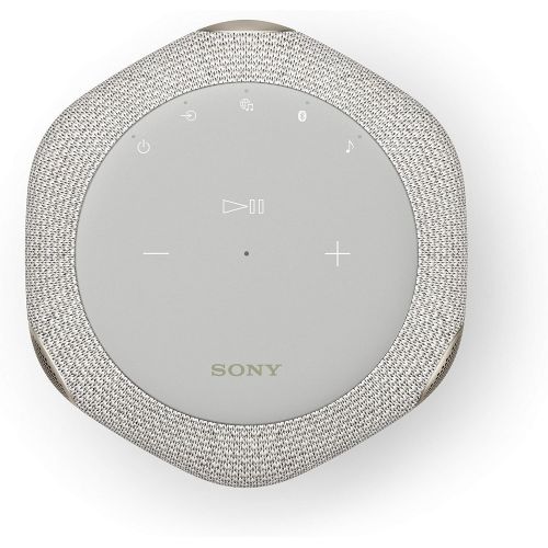 소니 Sony SRS-RA3000 360 Reality Audio Wi-Fi / Bluetooth Wireless Speaker, Works with Alexa and Google Assistant, Light Gray