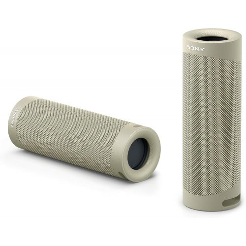 소니 Sony SRS-XB23 EXTRA BASS Wireless Portable Speaker IP67 Waterproof BLUETOOTH 12 Hour Battery and Built In Mic for Phone Calls, Taupe (SRSXB23/C)