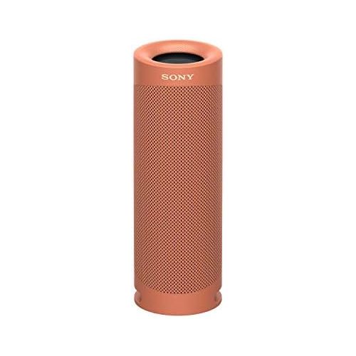 소니 Sony SRS-XB23 EXTRA BASS Wireless Portable Speaker IP67 Waterproof BLUETOOTH and Built In Mic for Phone Calls, Coral Red