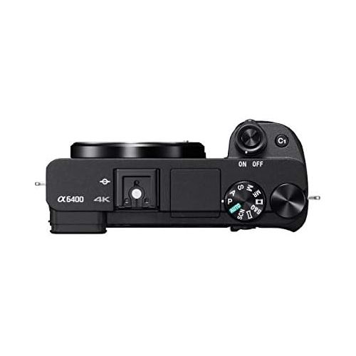 소니 Sony Alpha a6400 Mirrorless Camera: Compact APS-C Interchangeable Lens Digital Camera with Real-Time Eye Auto Focus, 4K Video, Flip Screen & 18-135mm Lens - E Mount Compatible Came