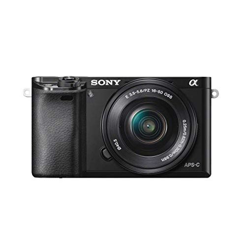 소니 Sony Alpha a6000 Mirrorless Digital Camera 24.3MP SLR Camera with 3.0-Inch LCD (Black) w/16-50mm Power Zoom Lens