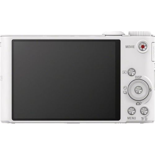 소니 Sony DSCWX350 18 MP Digital Camera (White)