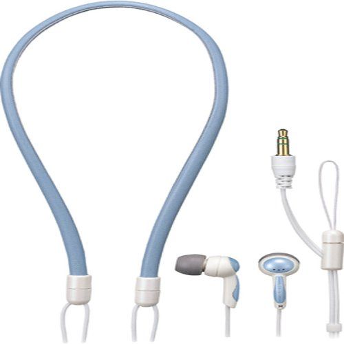 소니 Sony MDR-NX1A Neckstrap with Soft Earbud - Blue (Discontinued by Manufacturer)