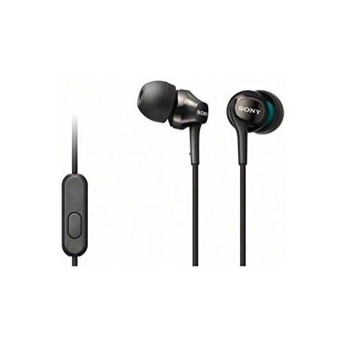 소니 Sony in-Ear Lightweight Stereo Earbud Headphones with in-line Mic (Dark Gray)