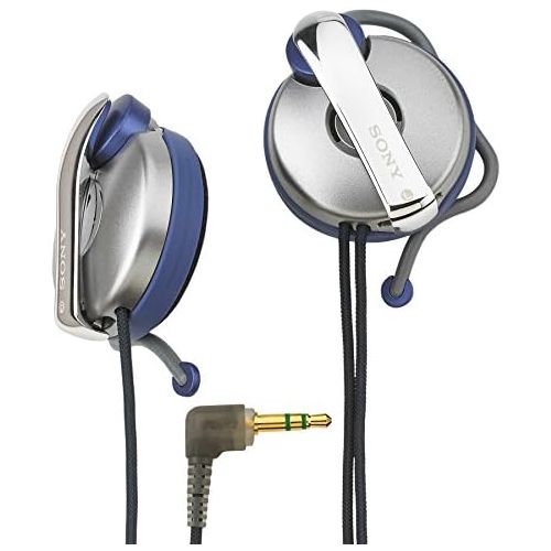 소니 Sony MDR-Q55SL Lightweight, Open-Air, Clip-On Earhook Earclip SportClip Stereo with Deep-Bass Turbo Duct Headphones (Gray)