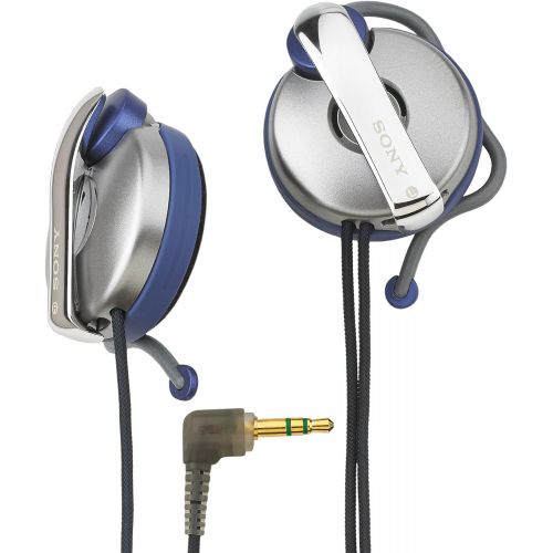 소니 Sony MDR-Q55SL Lightweight, Open-Air, Clip-On Earhook Earclip SportClip Stereo with Deep-Bass Turbo Duct Headphones (Gray)