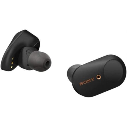 소니 Sony WF-1000XM3 True Wireless Noise-Canceling Earbud Headphones (Black, USA Warranty) with Ultra-Portable 5,000 mAh Battery Pack and 4-Port USB 3.0 Hub (3 Items)