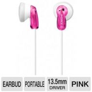 Sony in Ear Ultra Lightweight Stereo Bass Earbud Headphones (Pink)