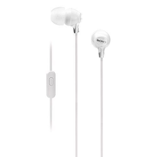 소니 Sony Audio/Video MDR-EX15AP/W EX Earbud Headset White