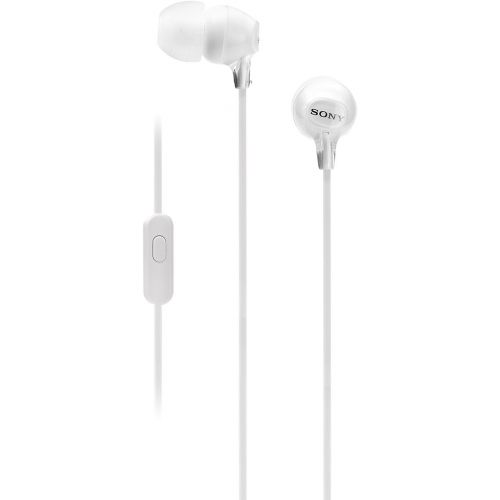 소니 Sony Audio/Video MDR-EX15AP/W EX Earbud Headset White