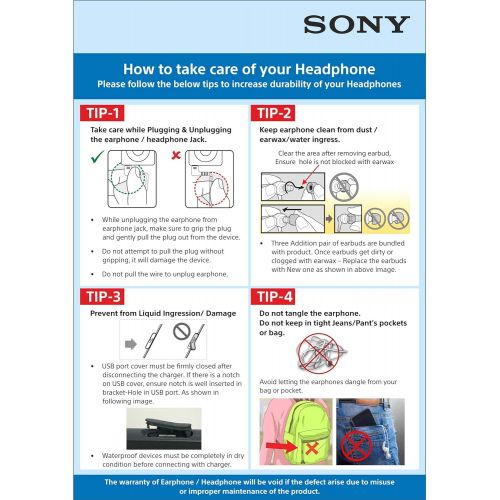 소니 Sony Audio/Video MDR-EX15AP/W EX Earbud Headset White