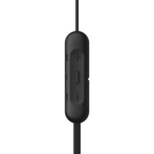 소니 Sony WI-C200 Wireless in-Ear Headset/Headphones with mic for Phone Call, Black (WIC200/B)