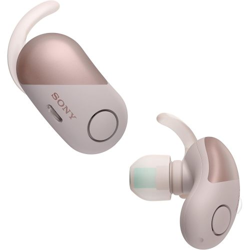 소니 Sony Wireless Bluetooth in Ear Headphones: Noise Cancelling Sports Workout Ear Buds for Exercise and Running - Cordless, Sweatproof Sport Earphones, Built-in Microphone, Extra BASS