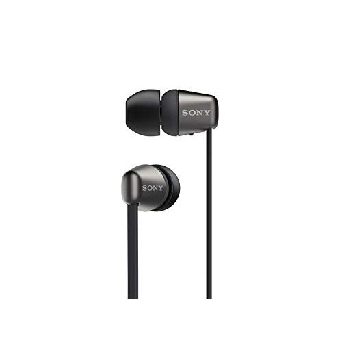 소니 Sony Wireless in-Ear Headset/Headphones with mic for Phone Call, Black (WI-C310/B)