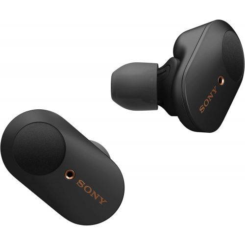 소니 Sony WF-1000XM3 Industry Leading Noise Canceling Truly Wireless Earbuds Headset/Headphones with Alexa voice control and mic for phone call, Black