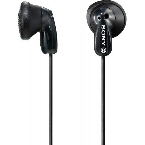 소니 Sony In Ear Ultra Lightweight Stereo Bass Earbud Headphones (Black)