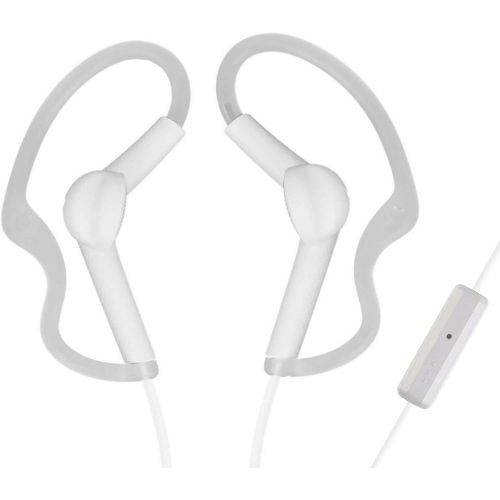 소니 Sony Extra Bass Active Sports in Ear Ear Bud Over The Ear Splashproof Premium Headphones a Built-in mic Hands-Free Calls Snow-White (Limited Edition)