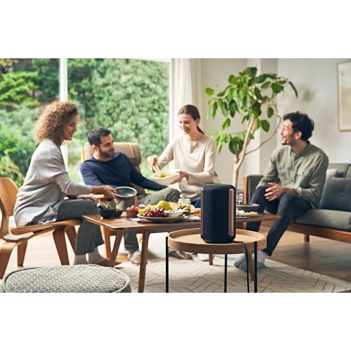 소니 Sony SRS-RA3000 360 Reality Audio Wi-Fi / Bluetooth Wireless Speaker, Works with Alexa and Google Assistant, Black