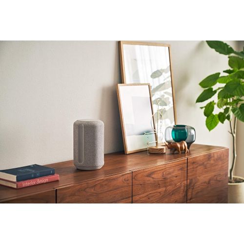 소니 Sony SRS-RA3000 360 Reality Audio Wi-Fi / Bluetooth Wireless Speaker, Works with Alexa and Google Assistant, Light Gray