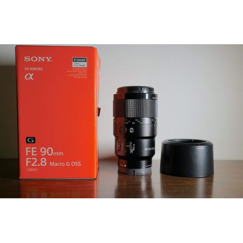 소니 SONY just focus macro lens FE 90 mm F2.8 Macro G OSS E mount full size for SEL90M28G - International Version (No Warranty)