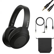 SONY - WH-H910N h.Ear on 3 Wireless Noise Canceling Over-The-Ear Bluetooth Dual Noise Cancellation Microphones High-Resolution Audio Earcups Stereophony Headphones - Black + Audio