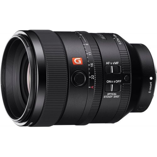 소니 Sony SEL100F28GM E Mount Full Frame 100 mm F2.8 G Master Prime Lens - Black