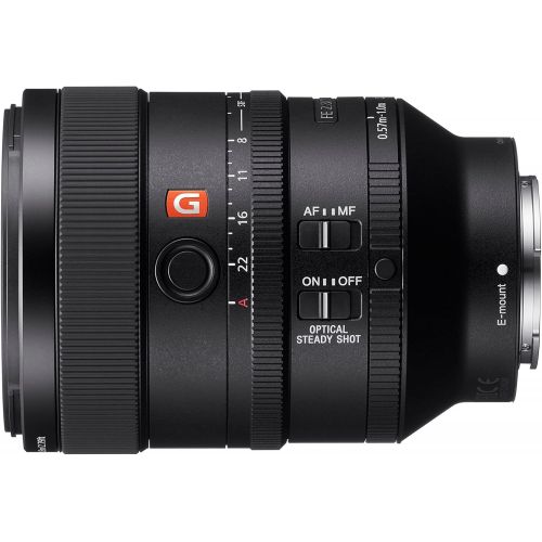 소니 Sony SEL100F28GM E Mount Full Frame 100 mm F2.8 G Master Prime Lens - Black