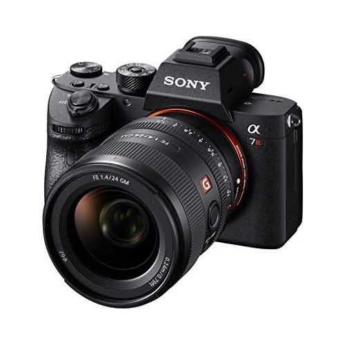 소니 Sony E-mount FE 24mm F1.4 GM Full Frame Wide-angle Prime Lens (SEL24F14GM), Black