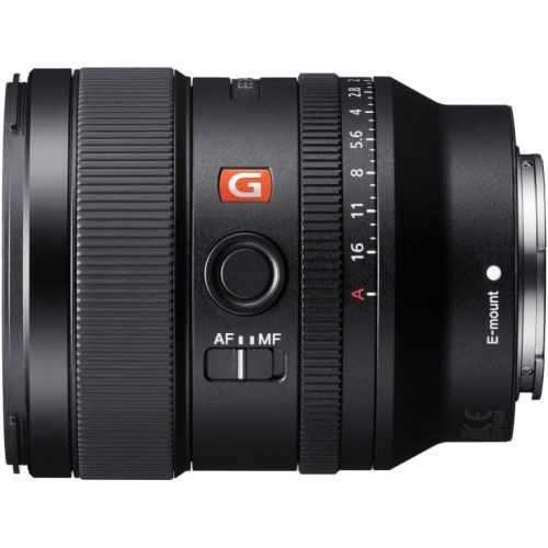 소니 Sony E-mount FE 24mm F1.4 GM Full Frame Wide-angle Prime Lens (SEL24F14GM), Black
