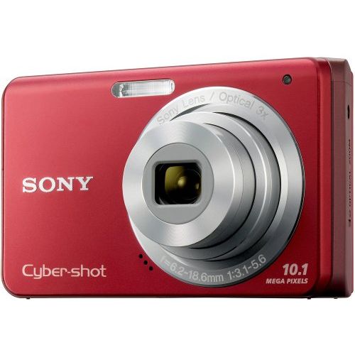 소니 Sony Cybershot DSC-W180 10.1MP Digital Camera with 3x SteadyShot Stabilized Zoom and 2.7-inch LCD (Red)