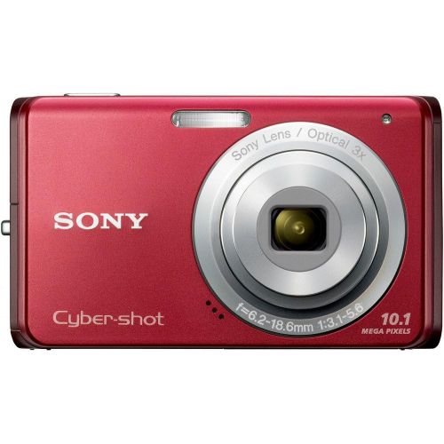 소니 Sony Cybershot DSC-W180 10.1MP Digital Camera with 3x SteadyShot Stabilized Zoom and 2.7-inch LCD (Red)