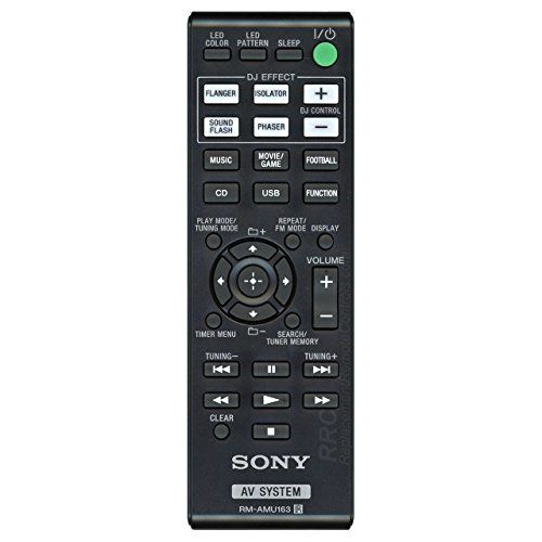 소니 Sony Bookshelf Hi-Fi Remote Control RM-AMU163 149214211