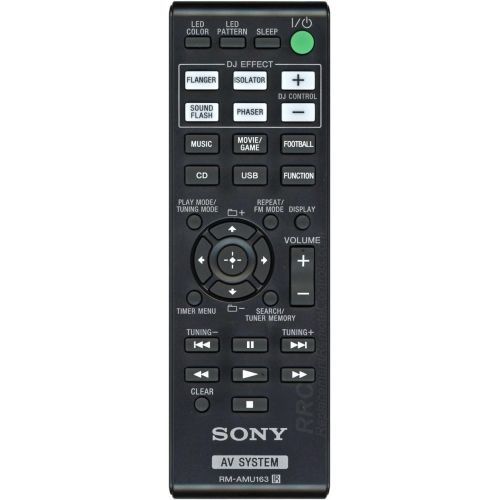 소니 Sony Bookshelf Hi-Fi Remote Control RM-AMU163 149214211