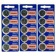 Sony CR2032 3V Lithium 2032 Coin Battery, 15 Pack