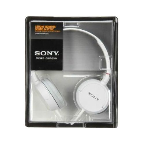 소니 Sony Slim Lightweight Dynamic Studio Monitor Stereo Headphones with Pressure Relieving Earpads, Swivel Earcups, High Power Neodymium Magnets, 30mm Deep Bass Drivers, Multi-Layer Do