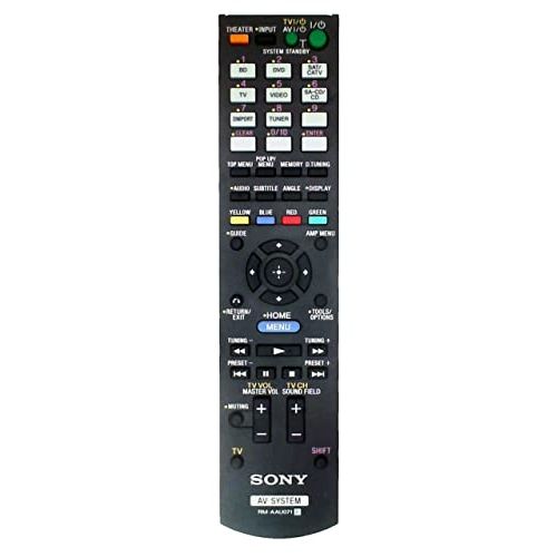 소니 Sony RM-AAU071 HT-CT350 HT-CT350HP HT-SF470 HT-SS370 HT-SS370HP STR-DH510 STR-DH510R STR-KS370 Remote Control